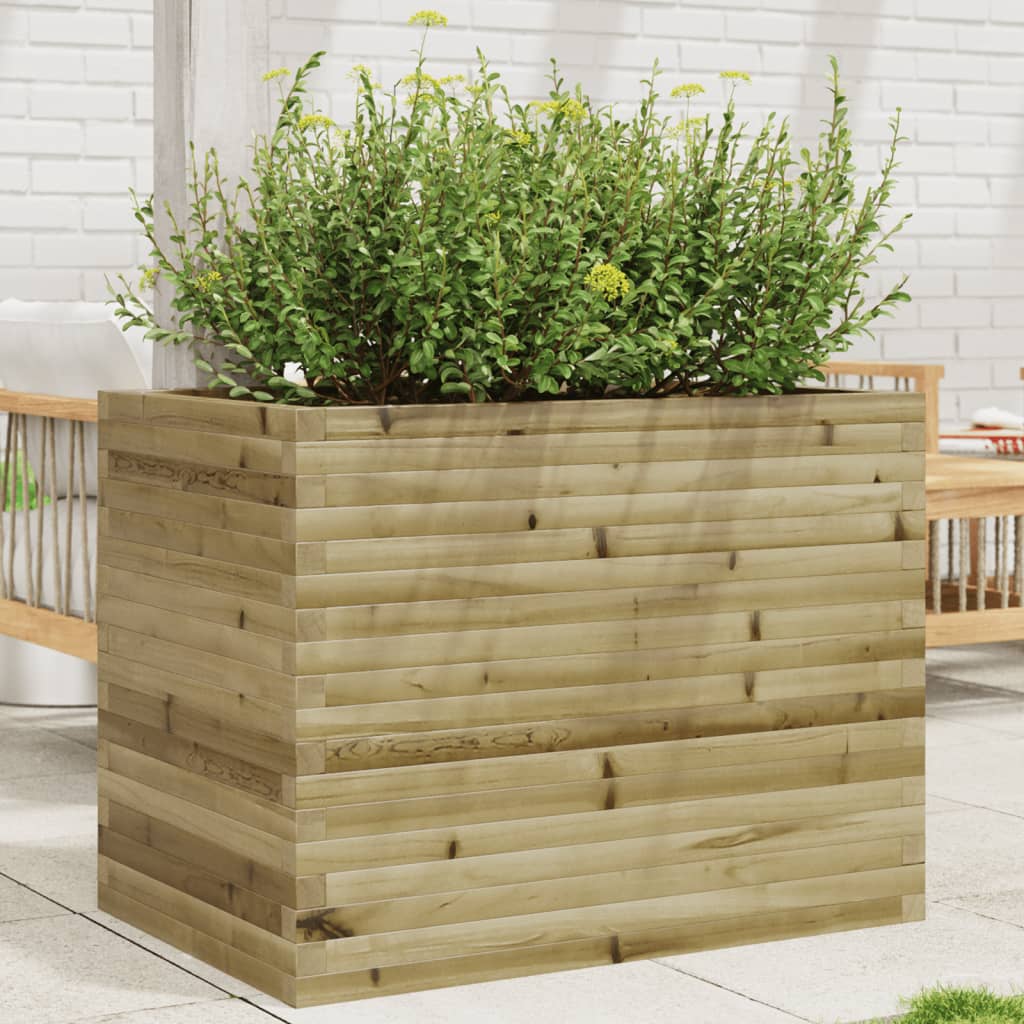 Garden Planter 90x60x68.5 cm Impregnated Wood Pine - Discount Dealers