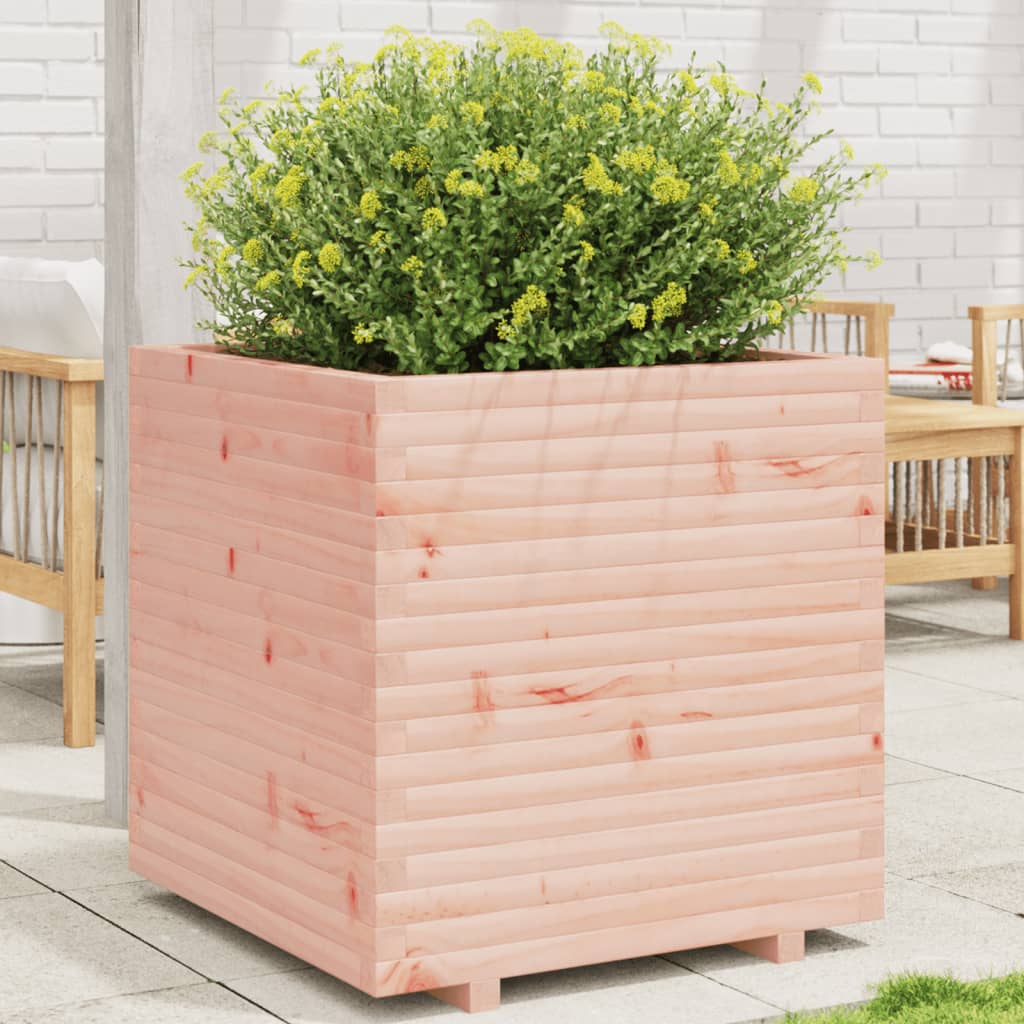 Garden Planter 70x70x72.5 cm Solid Wood Douglas - Decor Base