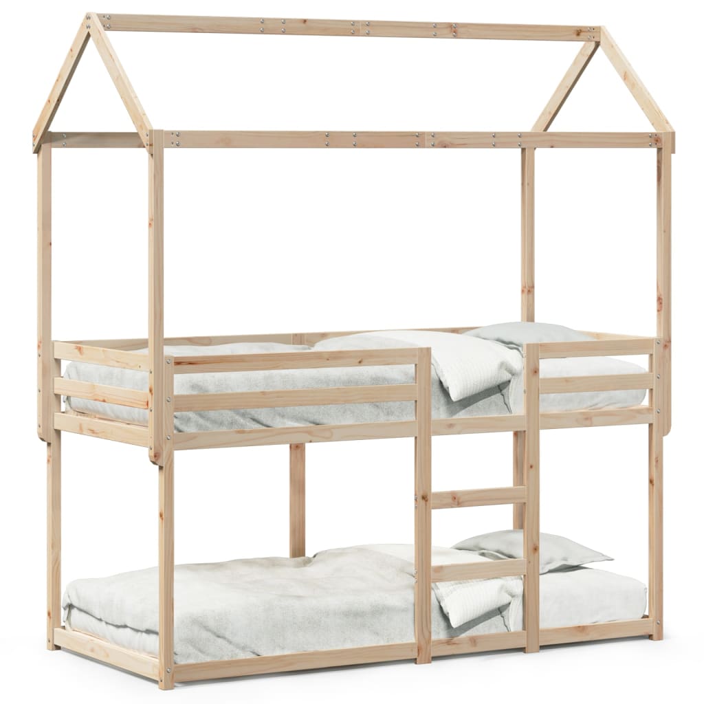 Bunkbed 90x200cm Solid Wood Pine - All Things Good