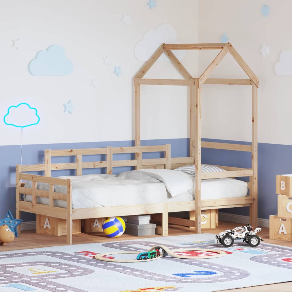Daybed with Roof 80x200cm Solid Wood - Casper Homes
