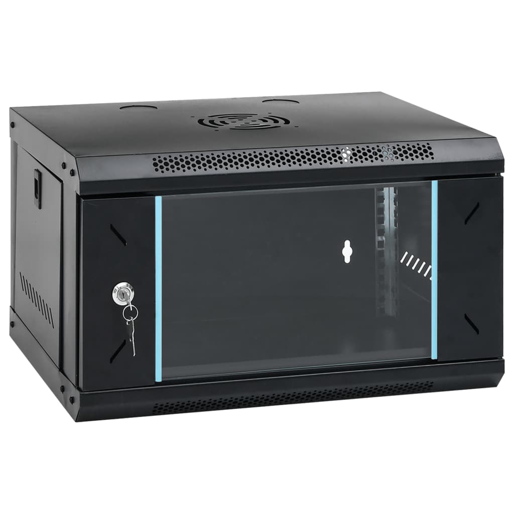 6U Wall Mounted Network Cabinet 19" IP20 53x40x30 cm - vid-30258 - Design Hut