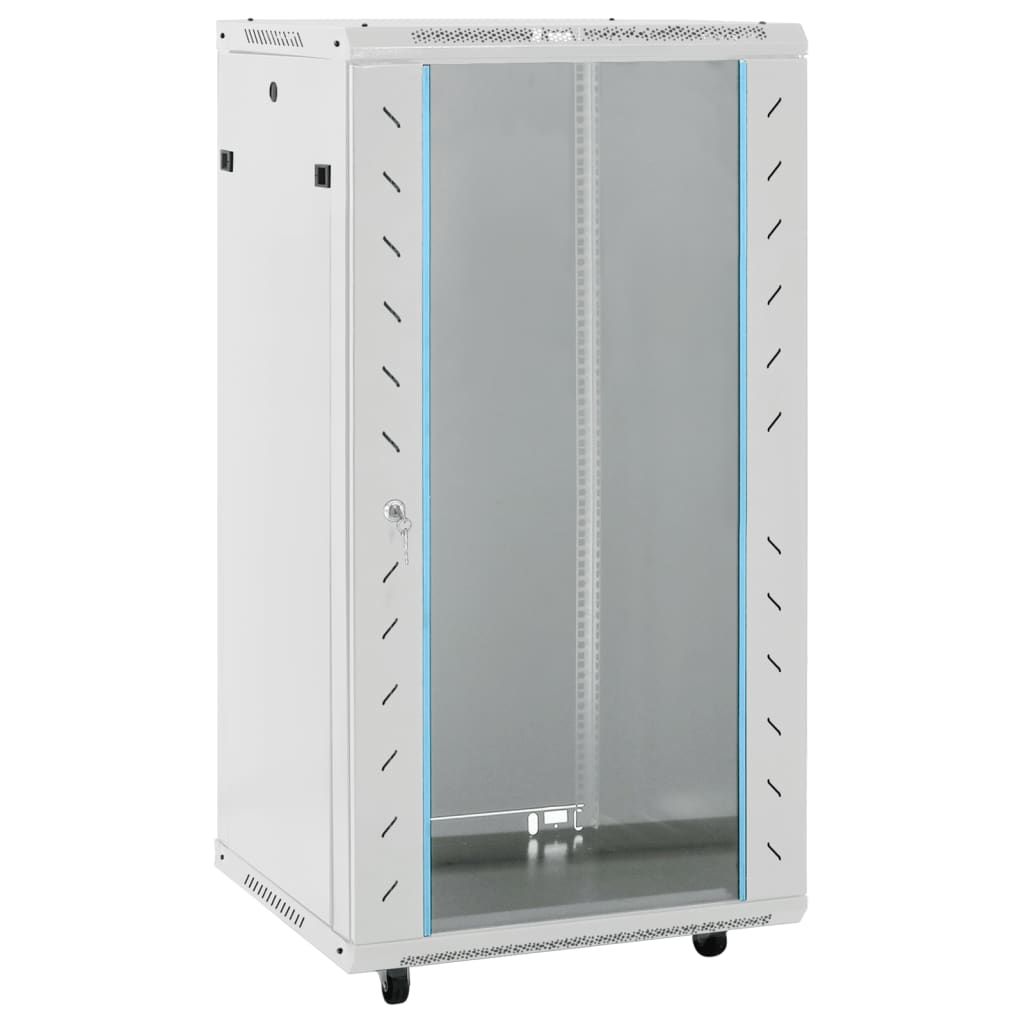 22U Network Cabinet with Swivel Feet 19" IP20 60x60x120 cm - vid-30269 - Charlotte Dunes