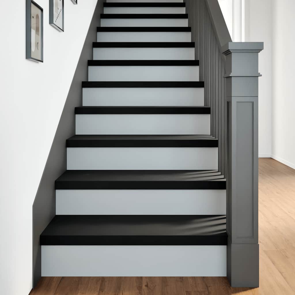 Stair Treads 20 Pieces Dark Brown 70x25x2 cm Solid Wood Oak - Direct Imports