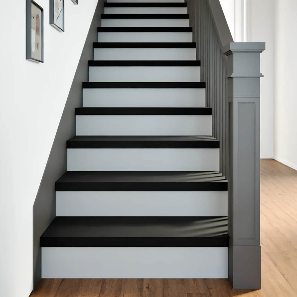 Stair Treads 20 Pieces Dark Brown 80x25x2 cm Solid Wood Oak - Discount Dealers