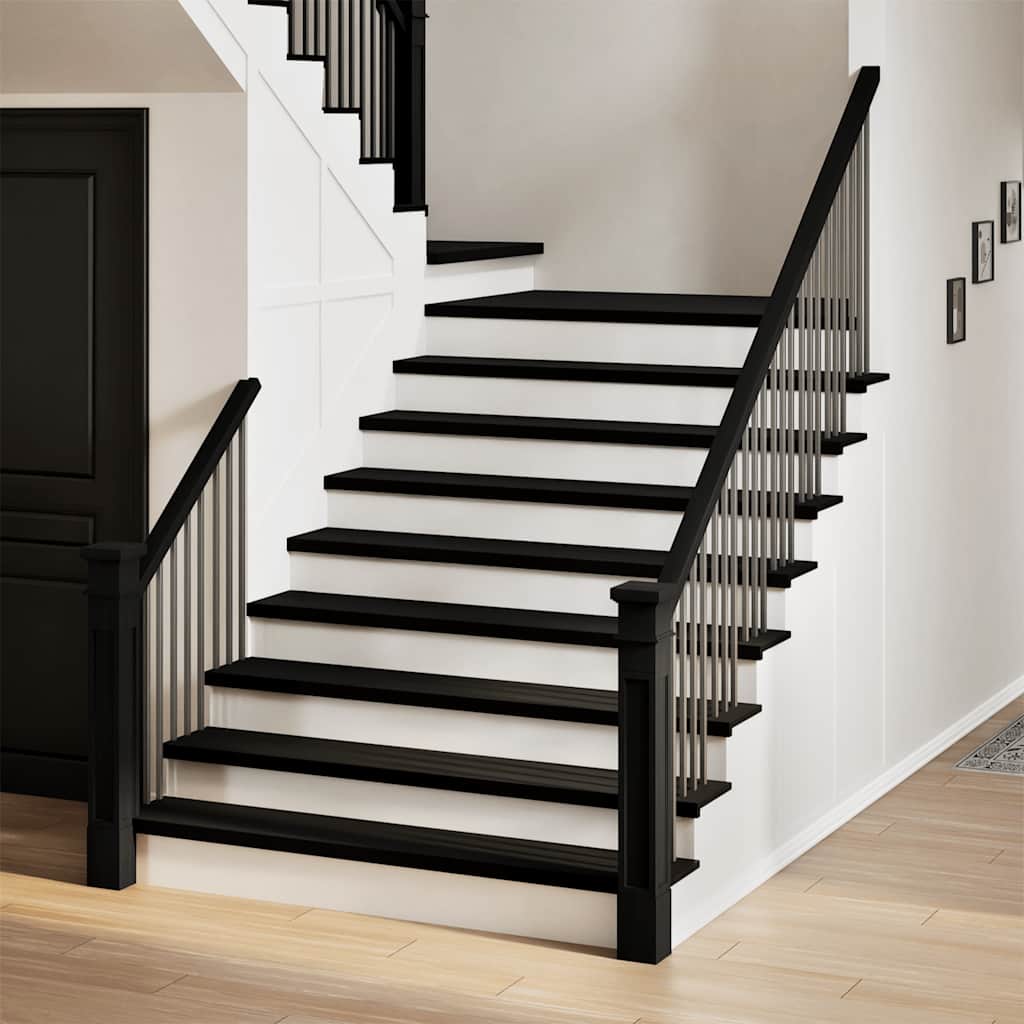 Stair Treads 20 pcs Dark Brown 120x30x2 cm Solid Wood Oak - Merlin Deals