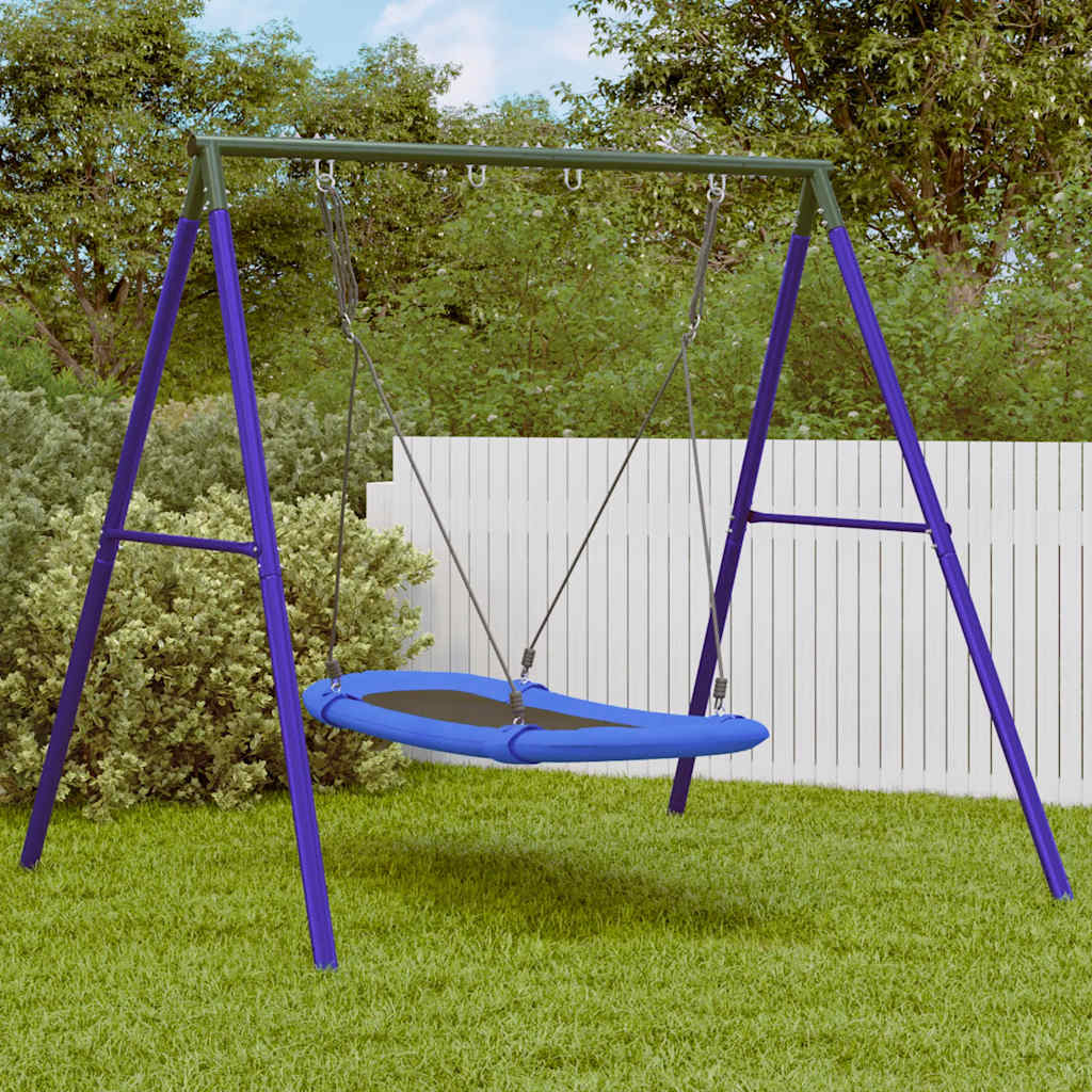 Outdoor Swing Set with Nest Swing - Decor Base
