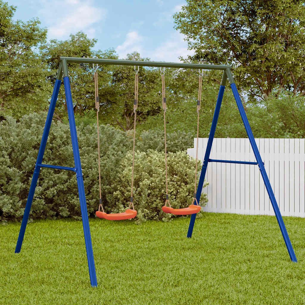 Outdoor Swing Set with 2 Swings - Decor Base