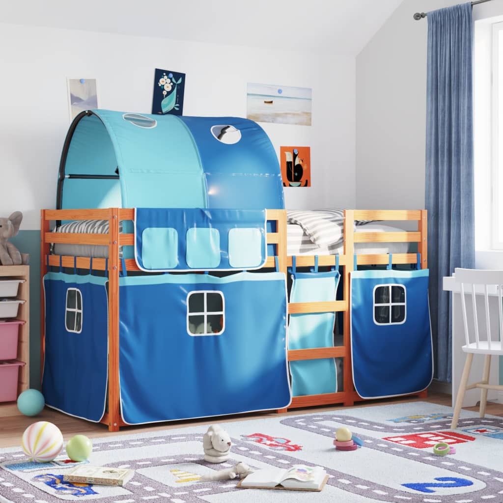 Bunkbed Blue 80x200cm Solid Wood Pine - Discount Dealers
