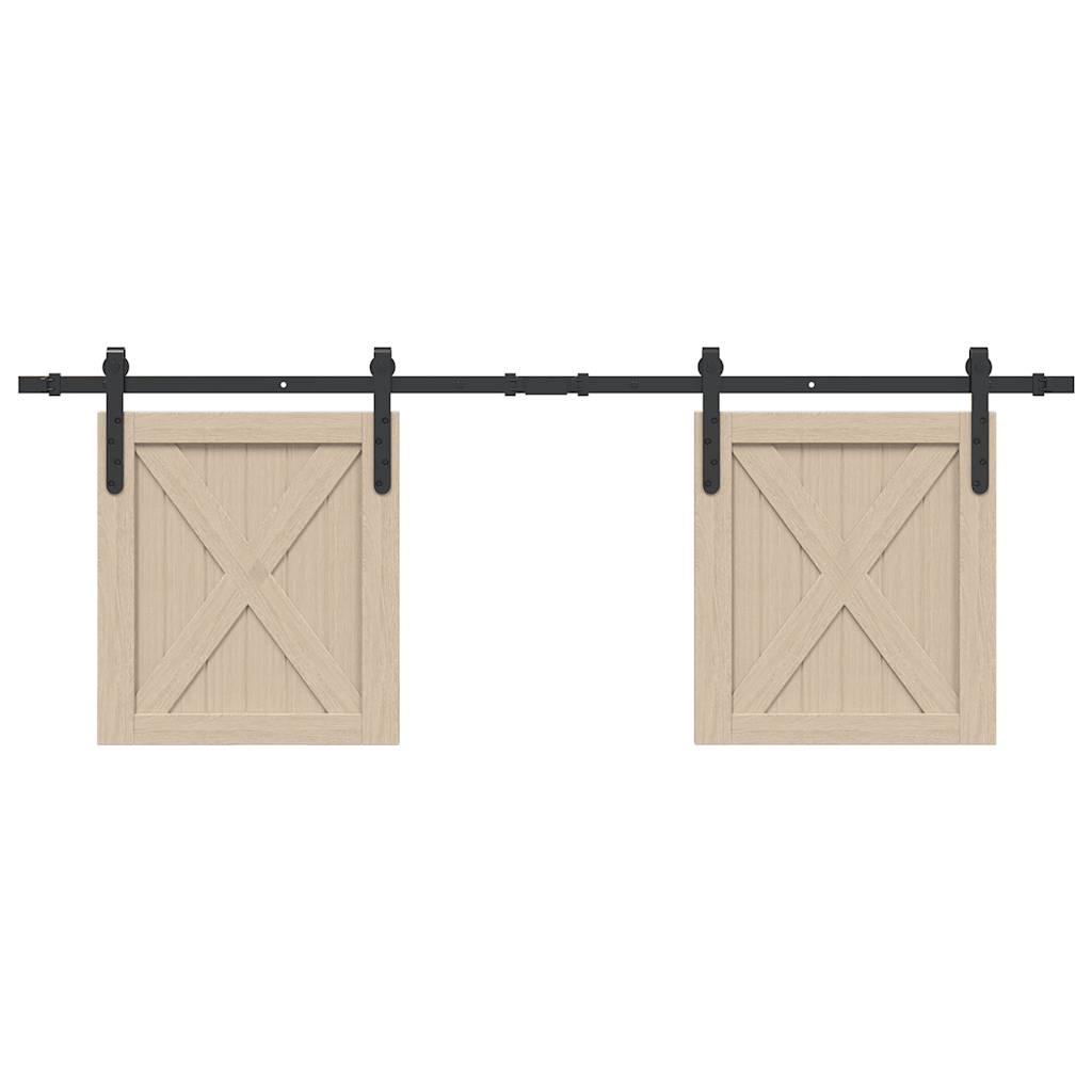 Sliding Cabinet Door Kit 152 cm Carbon Steel - Millennium Furniture