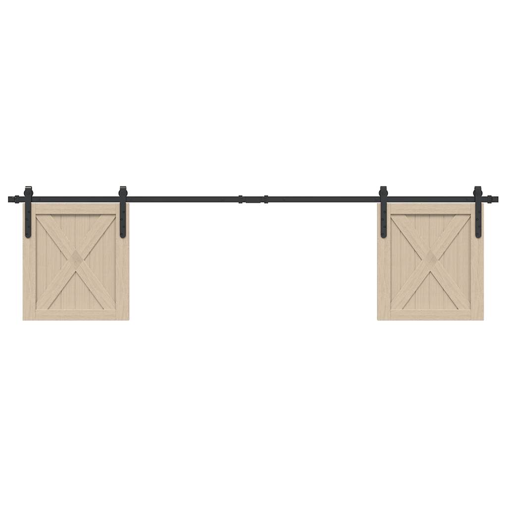Sliding Cabinet Door Kit 200 cm Carbon Steel - Discount Dealers