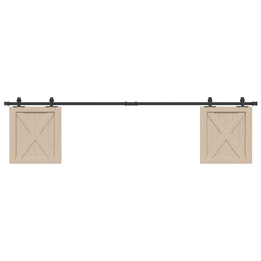 Sliding Cabinet Door Kit 213 cm Carbon Steel - Charlotte Dunes