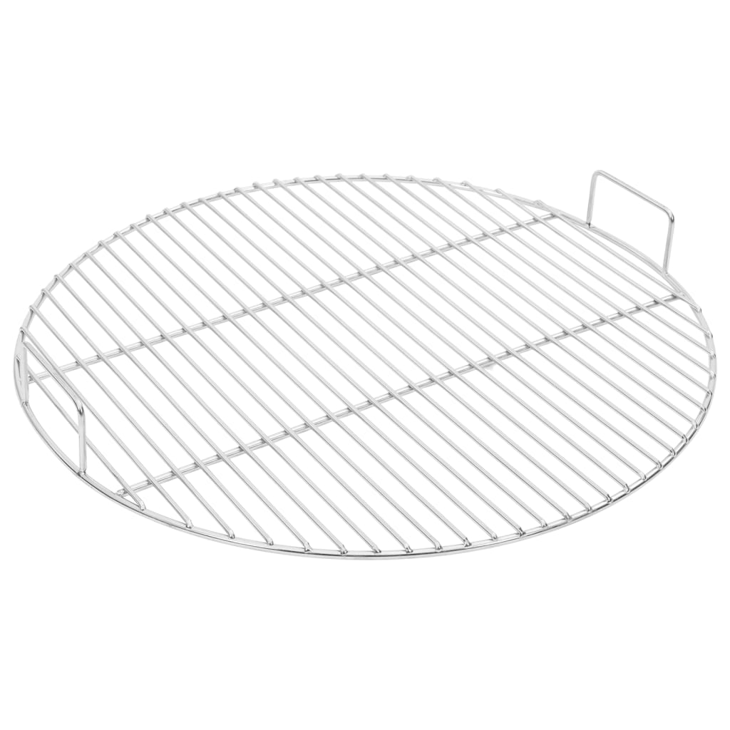 BBQ Grill Grate with Handles Round 54 cm 304 Stainless Steel - Merkel Designers