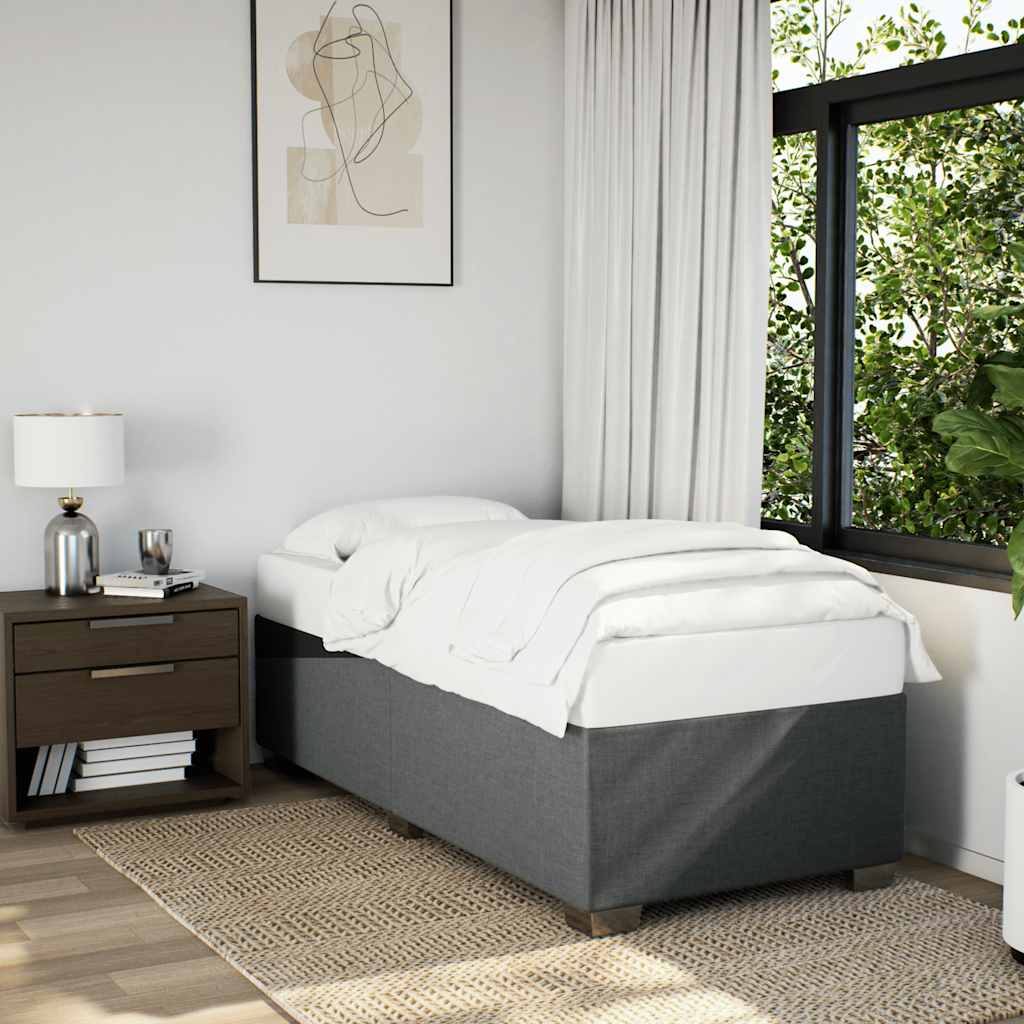 Bedframe Dark GreyÂ SingleÂ Fabric - Casper Homes