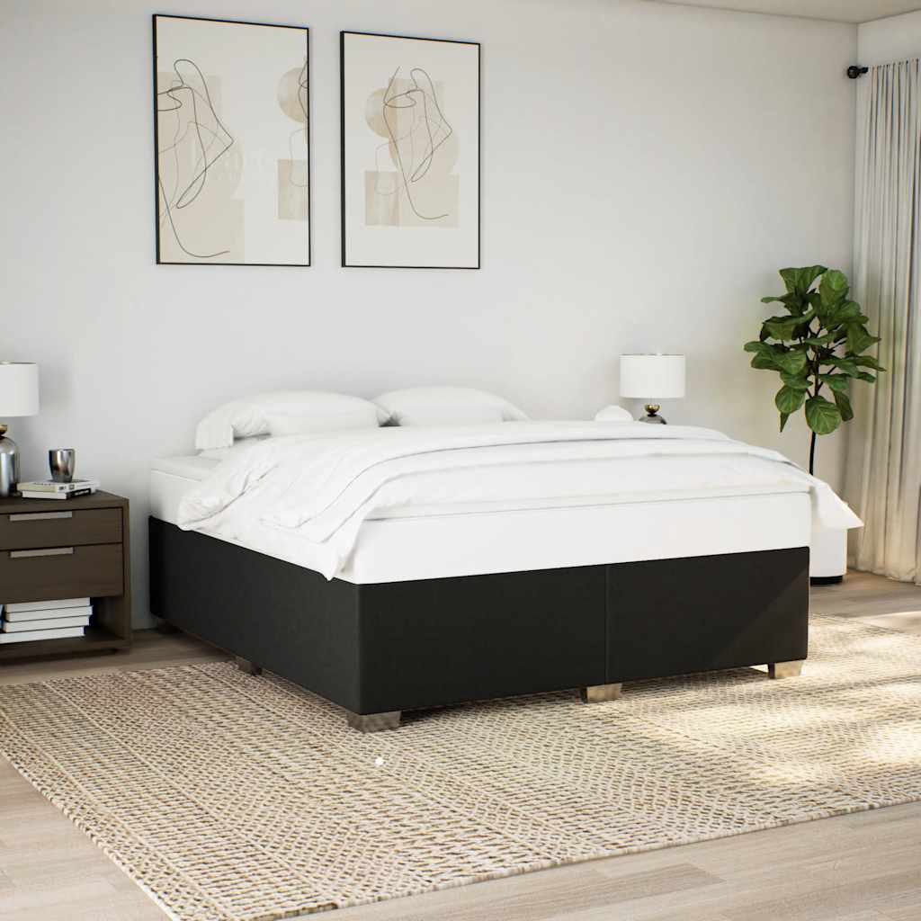Bedframe BlackÂ Super King Fabric - Discount Dealers