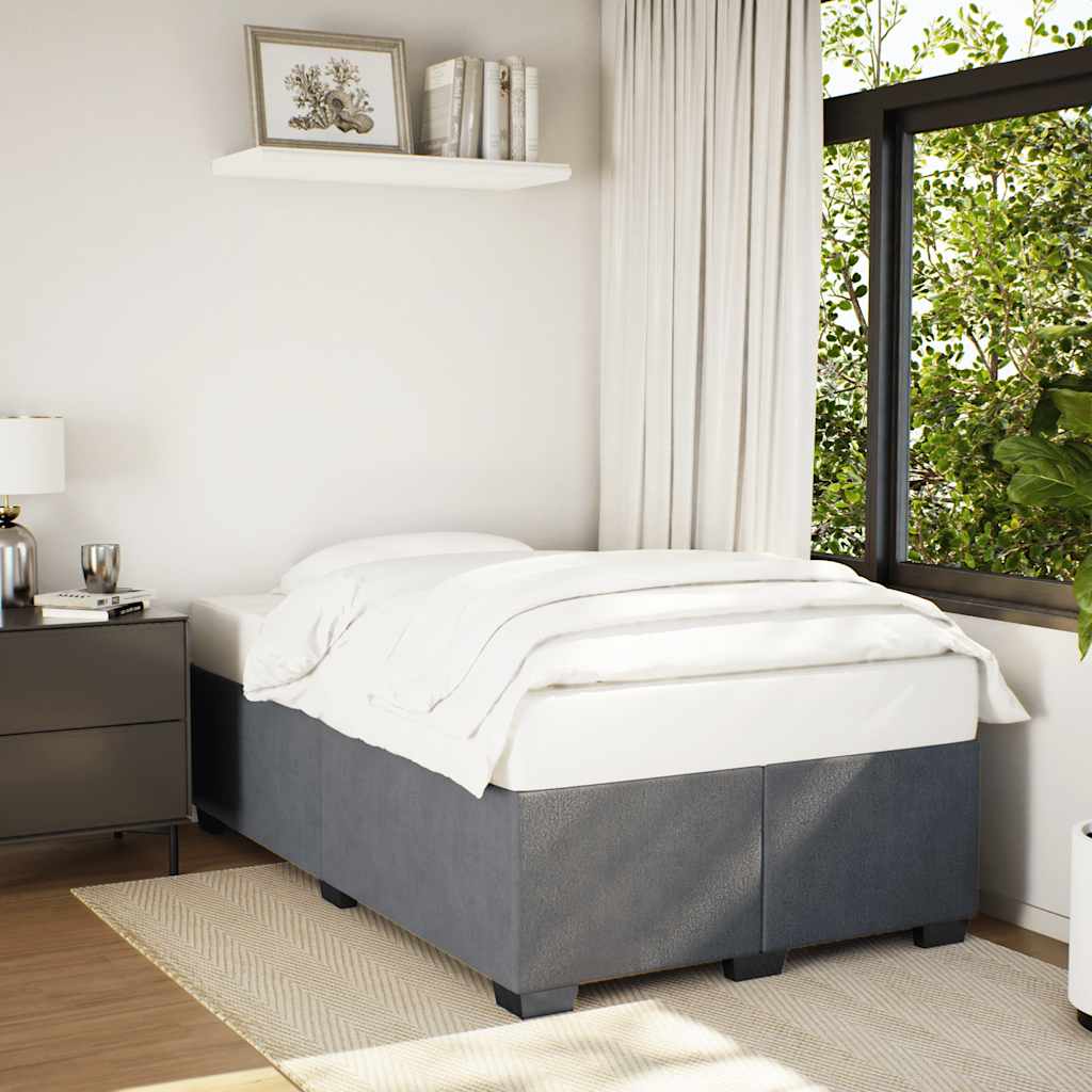 Bedframe Dark GreyÂ Double Velvet - Decor Base
