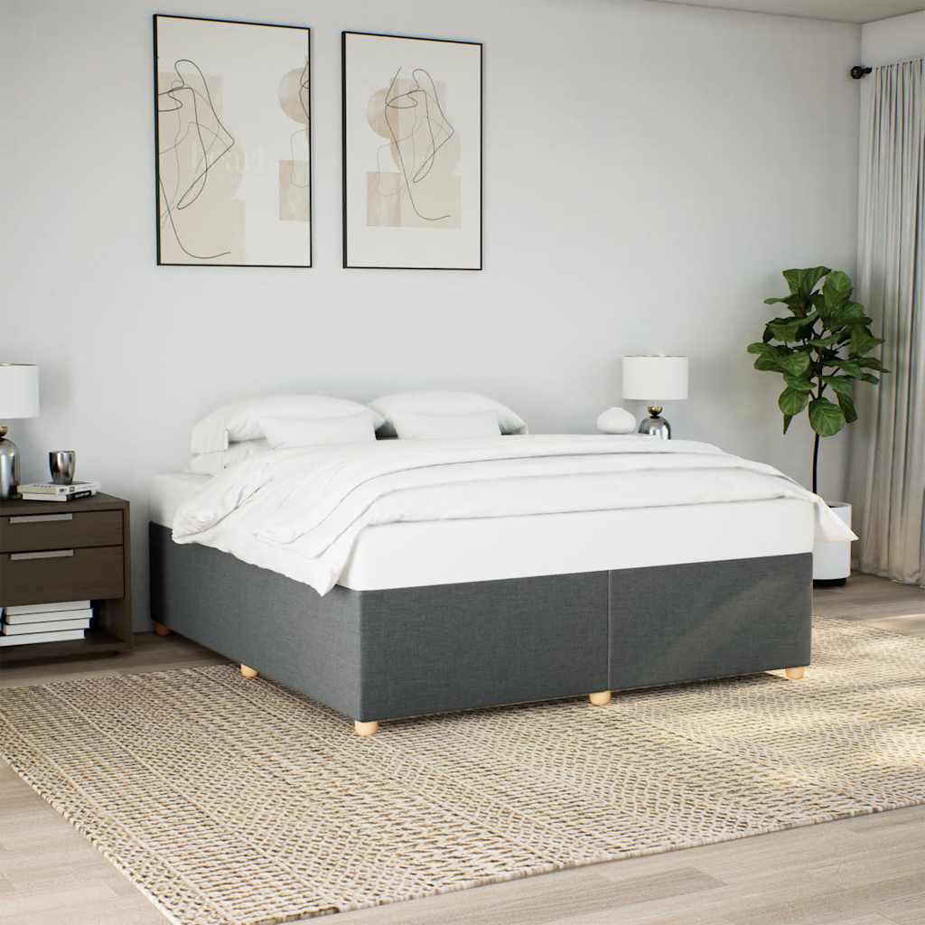 Bedframe Dark GreyÂ Super King Fabric - Casper Homes