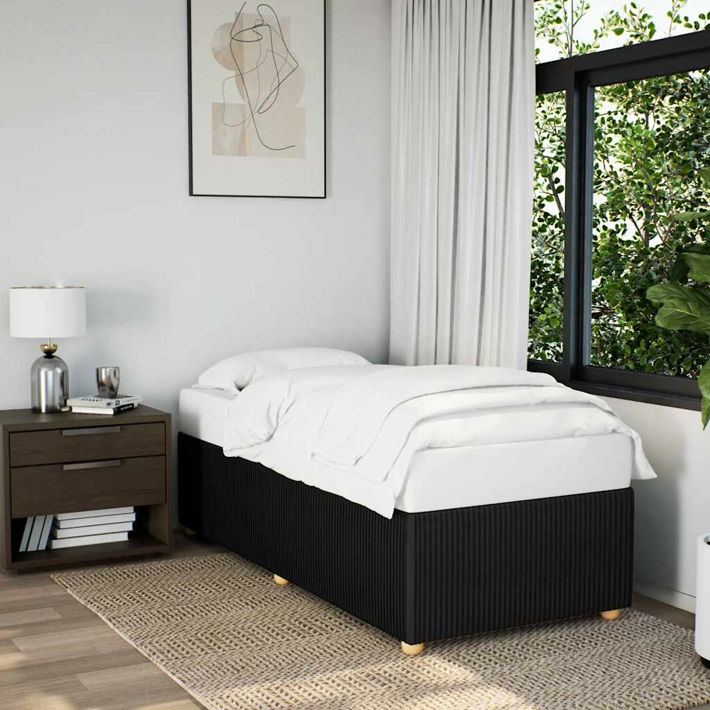 Bedframe Black Single Fabric - Discount Dealers