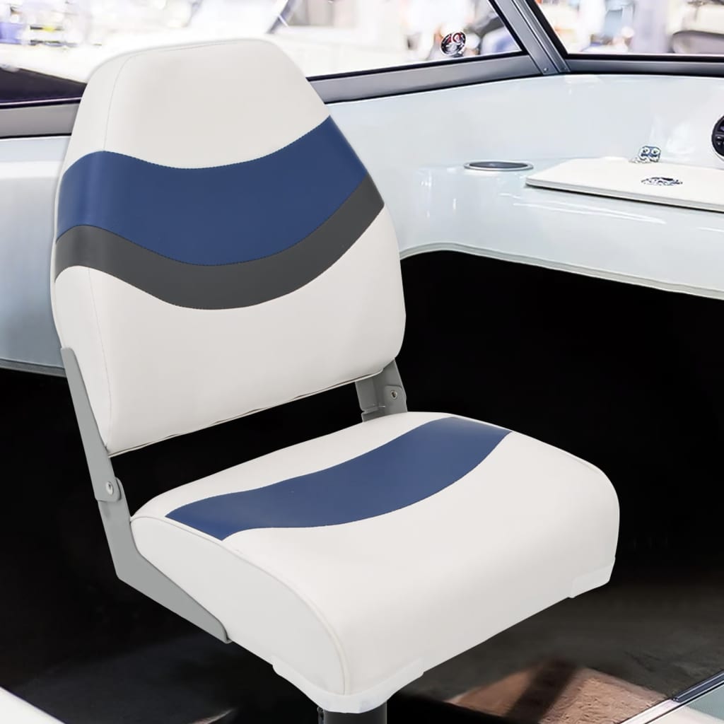 4 Piece Foldable Boat Seat Set High Backrest - Charlotte Dunes
