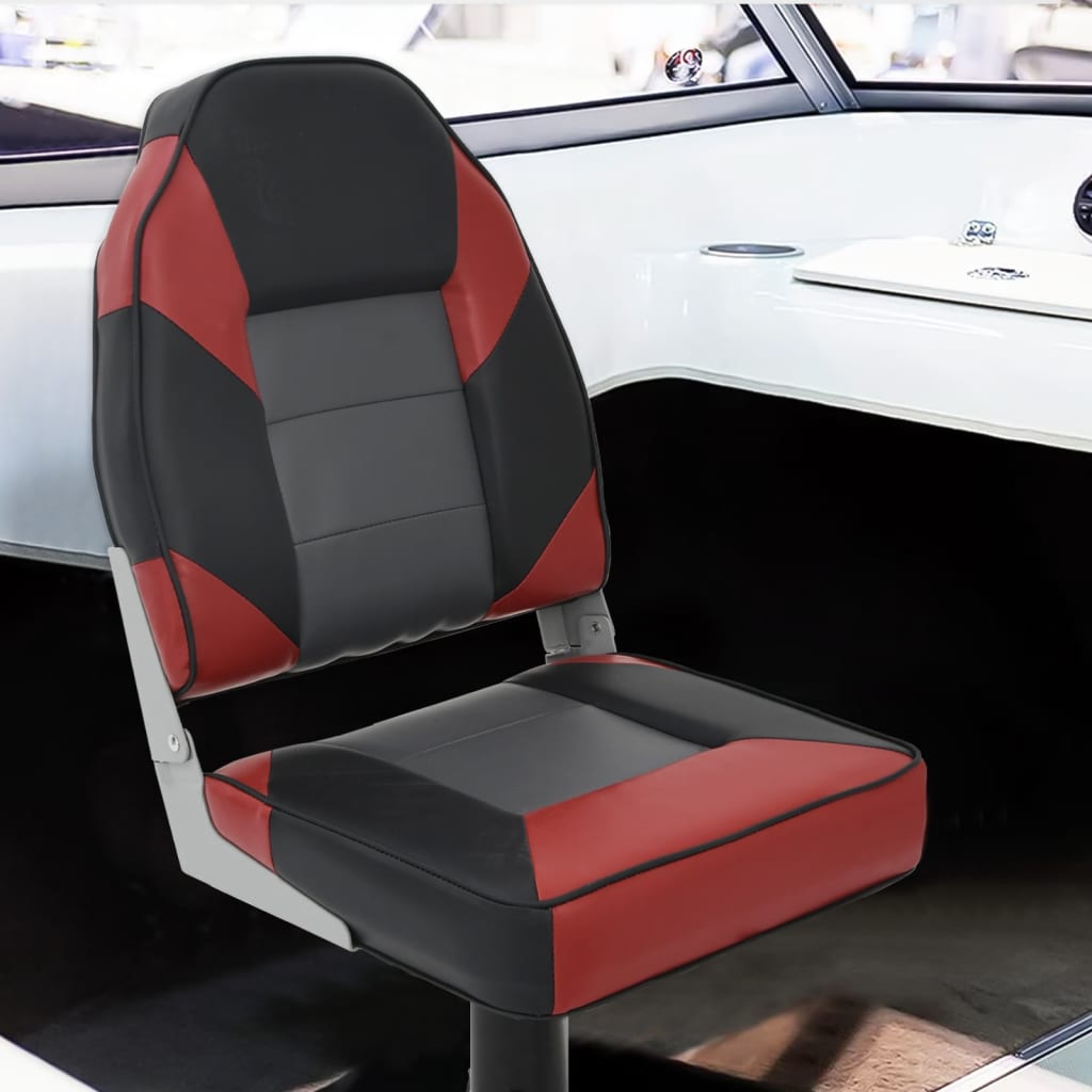 2 Piece Foldable Boat Seat Set High Backrest - Charlotte Dunes