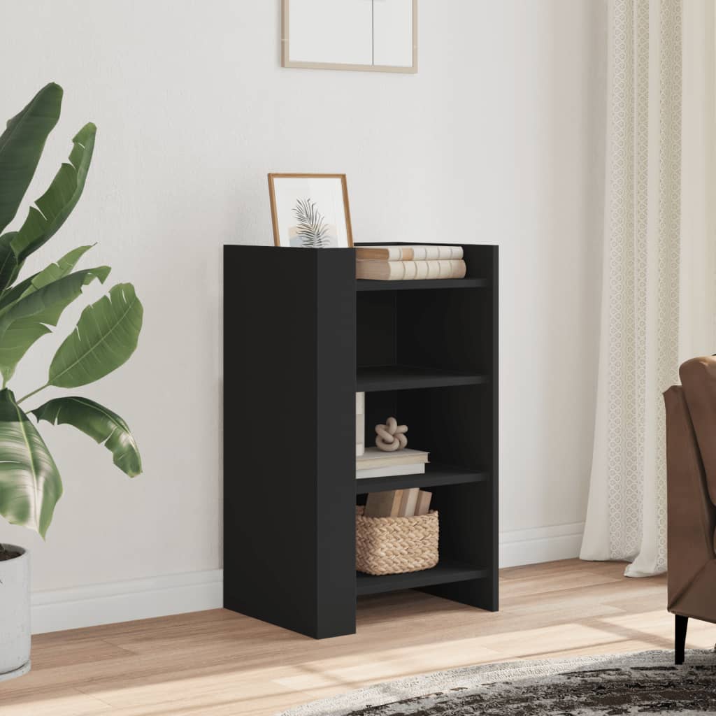 Sideboard Black 45x35x75 cm Engineered Wood - Decor Base