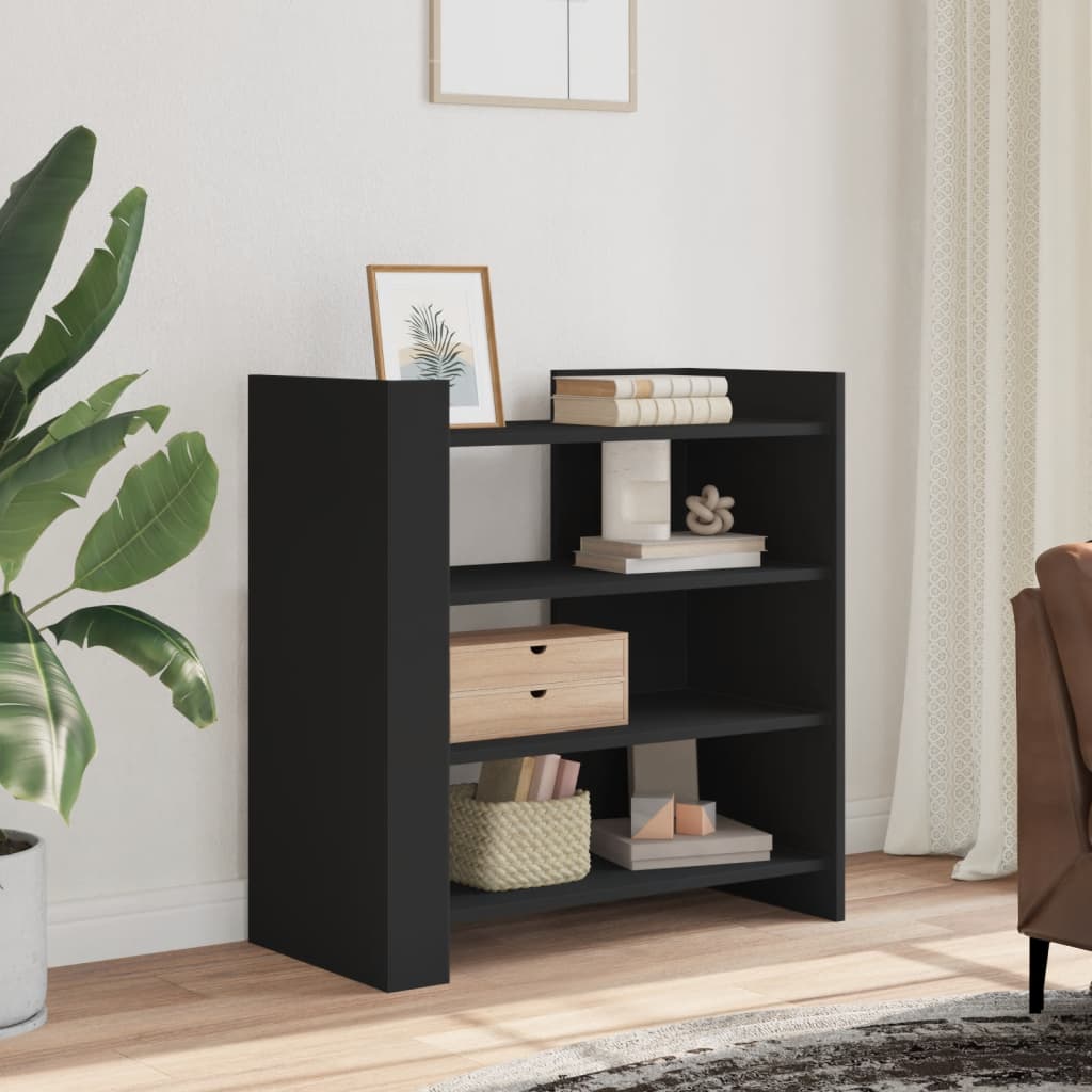 Sideboard Black 73.5x35x75 cm Engineered Wood - Decor Base