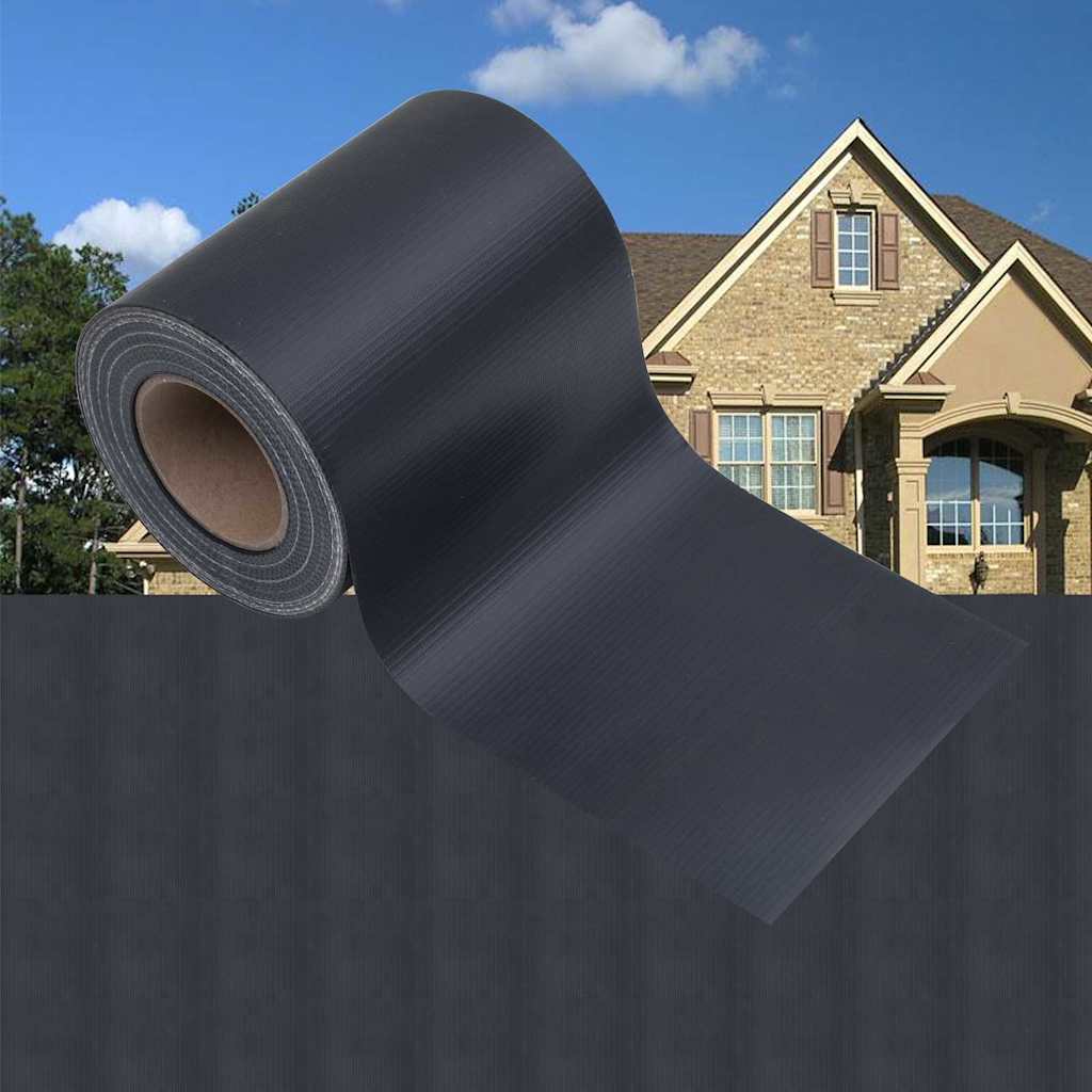 Garden Privacy Screens 2 pcs PVC 35x0,19 m Matte Dark Grey - Discount Dealers