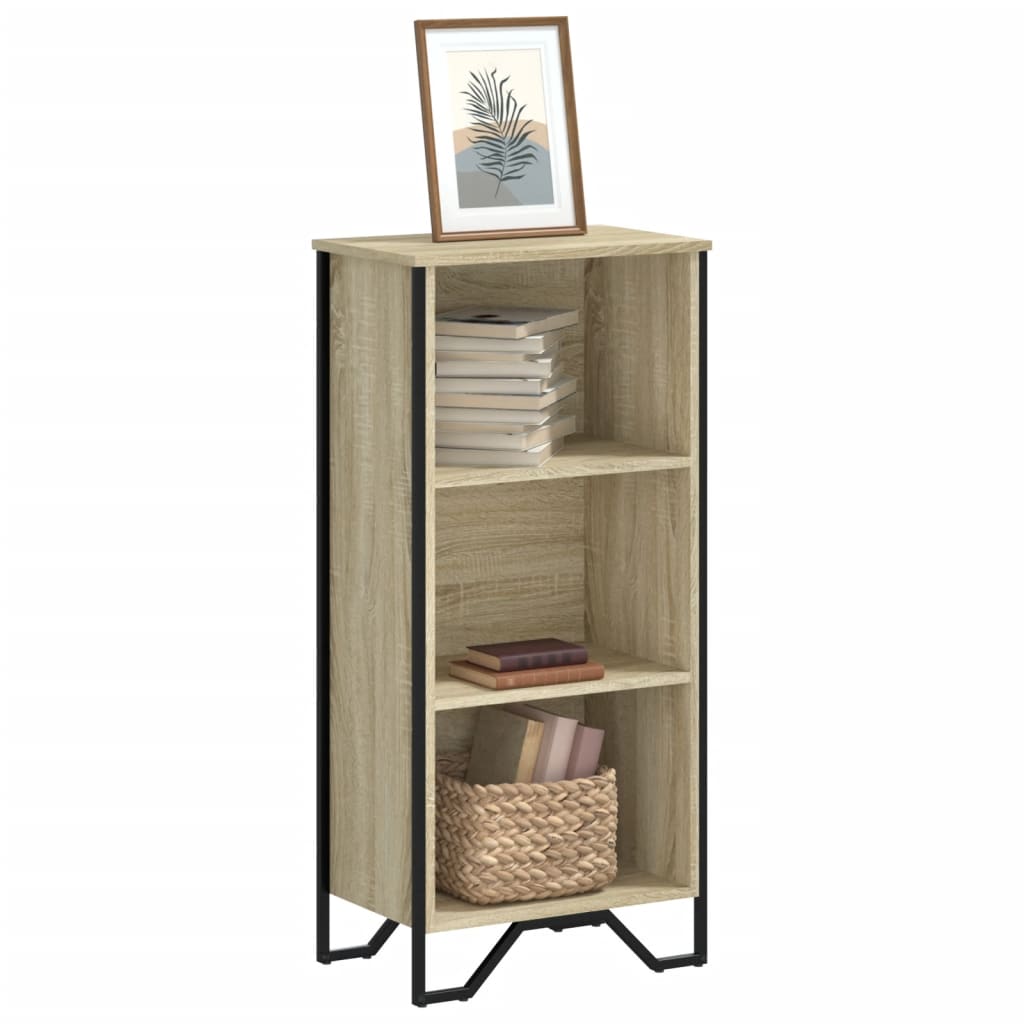 Bookcase Sonoma Oak 50x31x106 cm Engineered Wood - Charlotte Dunes