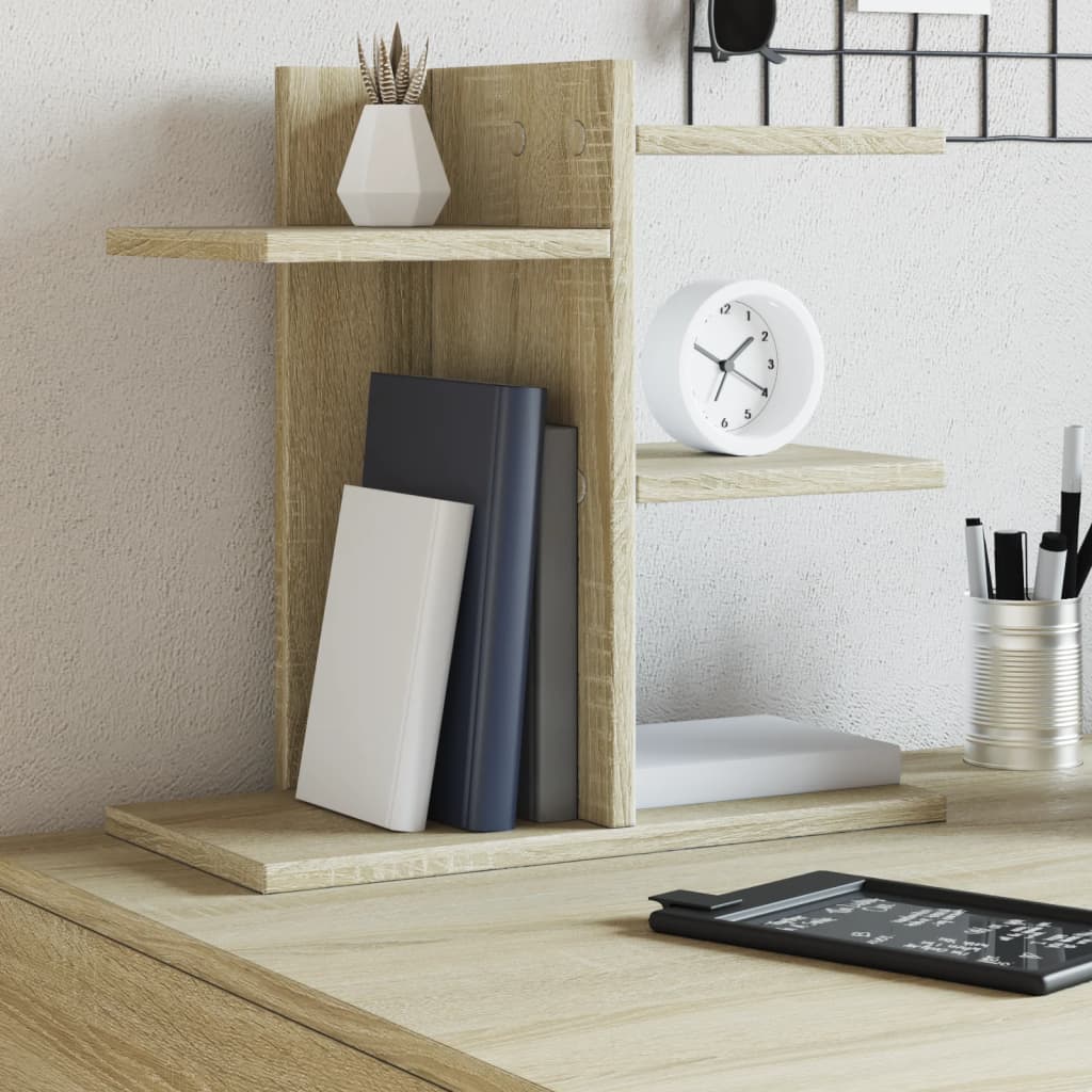Desk Organiser Sonoma Oak 42x21.5x42 cm Engineered wood - Design Hut