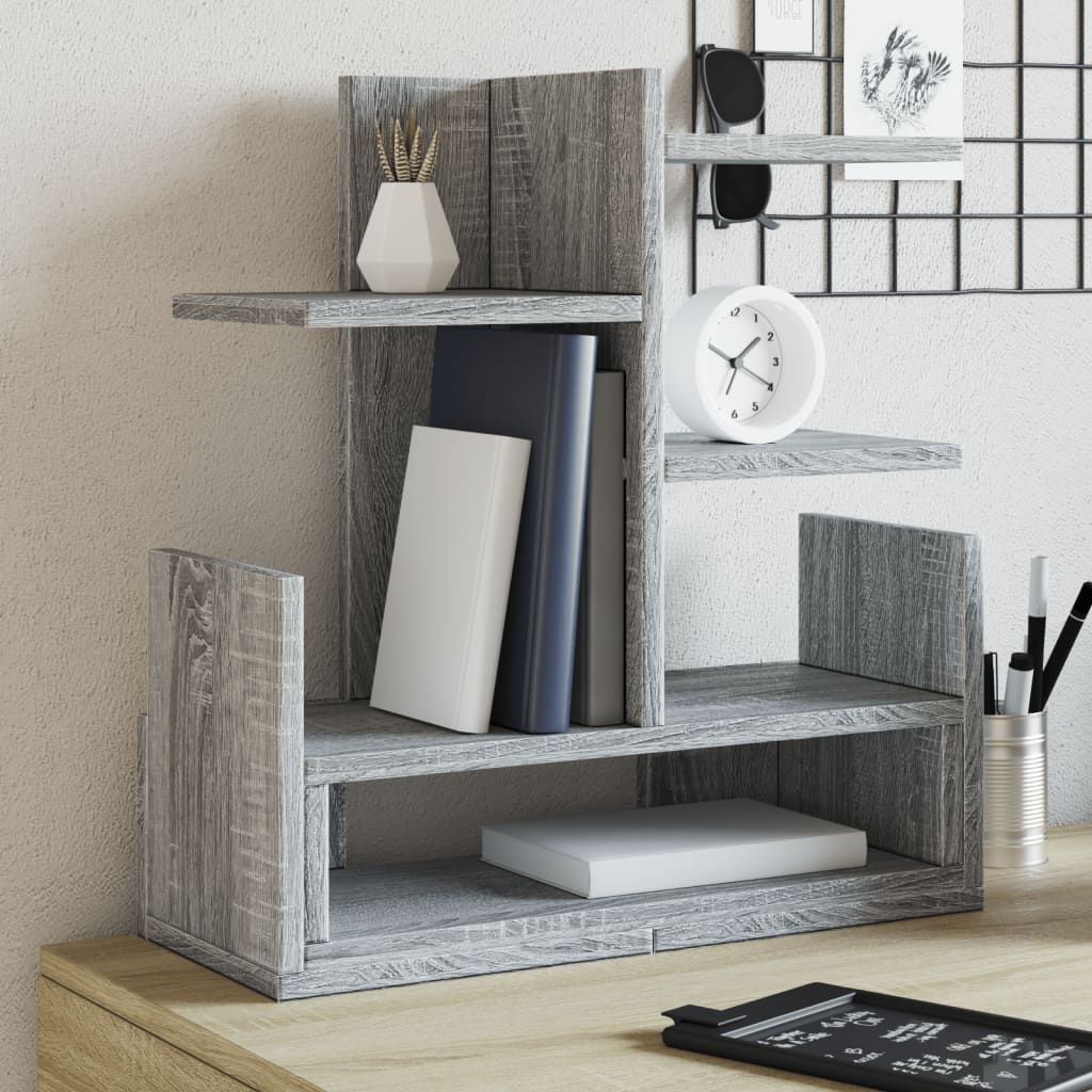 Desk Organiser Grey Sonoma 49x20x52.5 cm Engineered wood - Discount Dealers