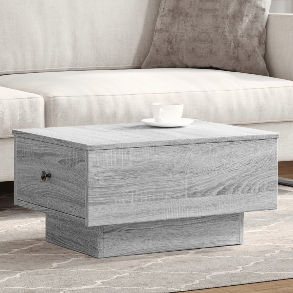Coffee Table Grey Sonoma 60x45x31 cm Engineered Wood - Design Hut