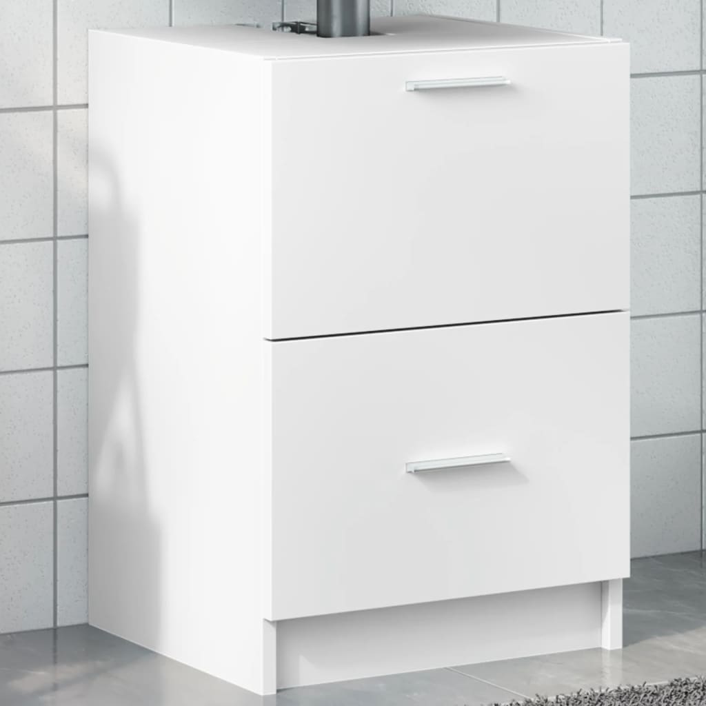 Sink Cabinet White 40x37x59 cm Engineered Wood - Discount Dealers