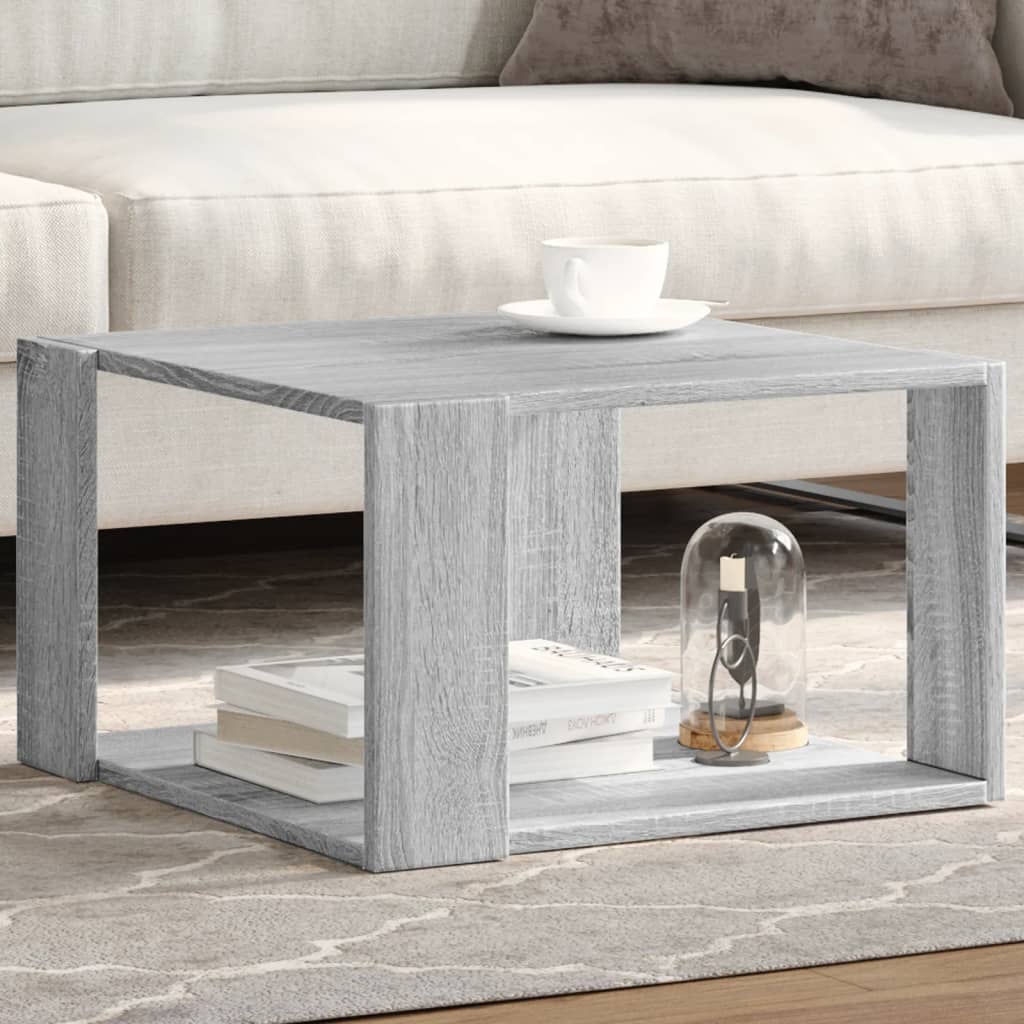 Coffee Table Grey Sonoma 51.5x51.5x30 cm Engineered Wood - R and M Furniture