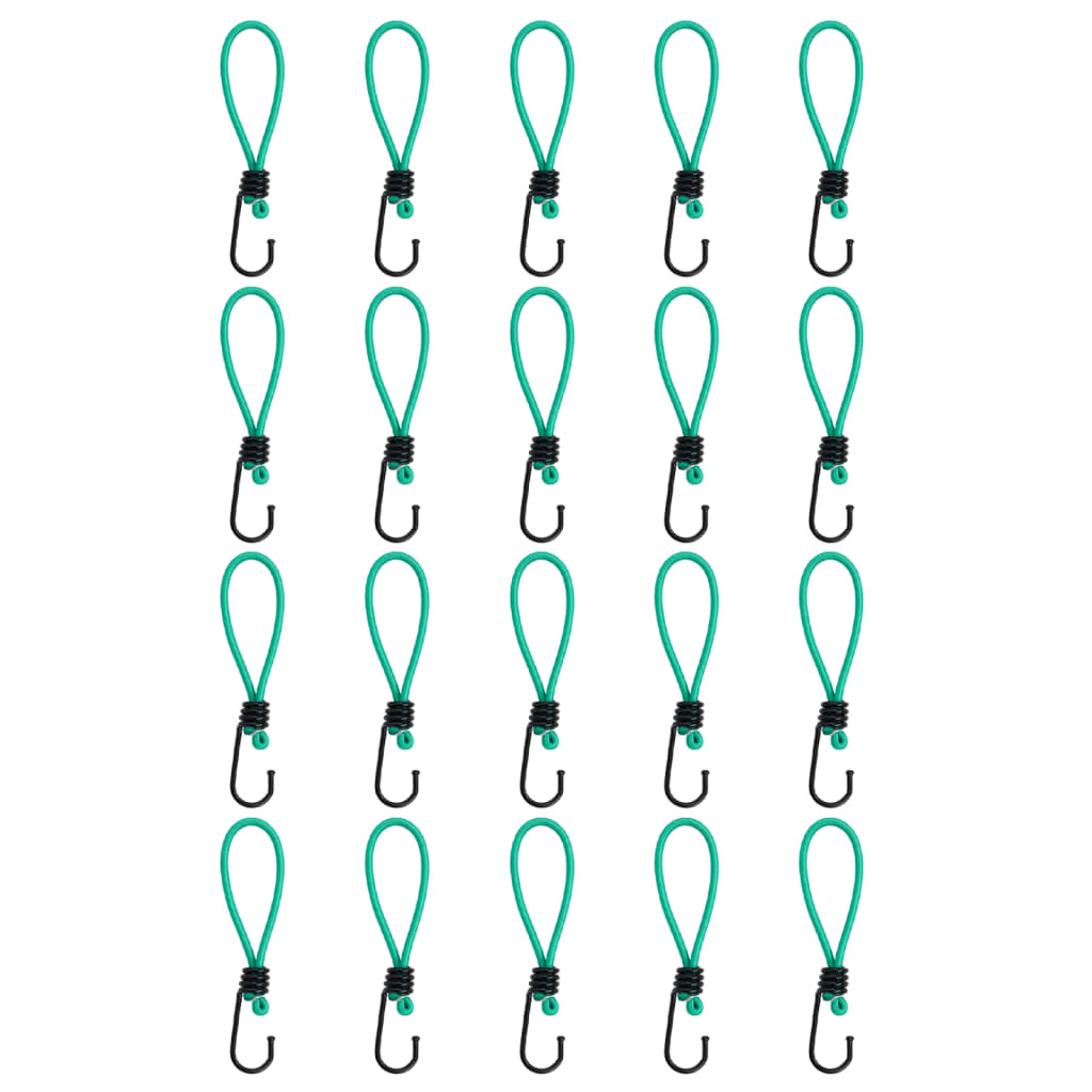 Bungee Cords with Hooks 20 pcs 15 cm - Merkel Designers
