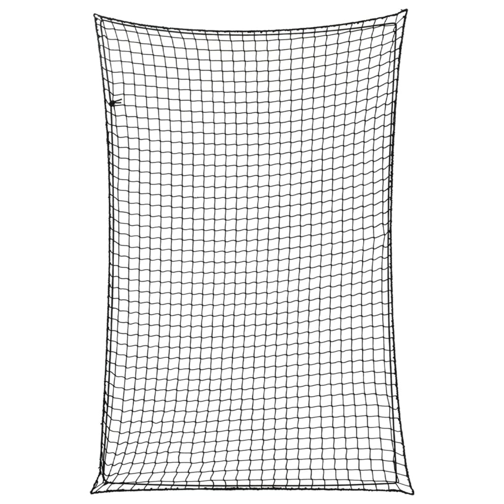 Trailer Net with Elastic Rope Black 3x2 m PP - Direct Imports