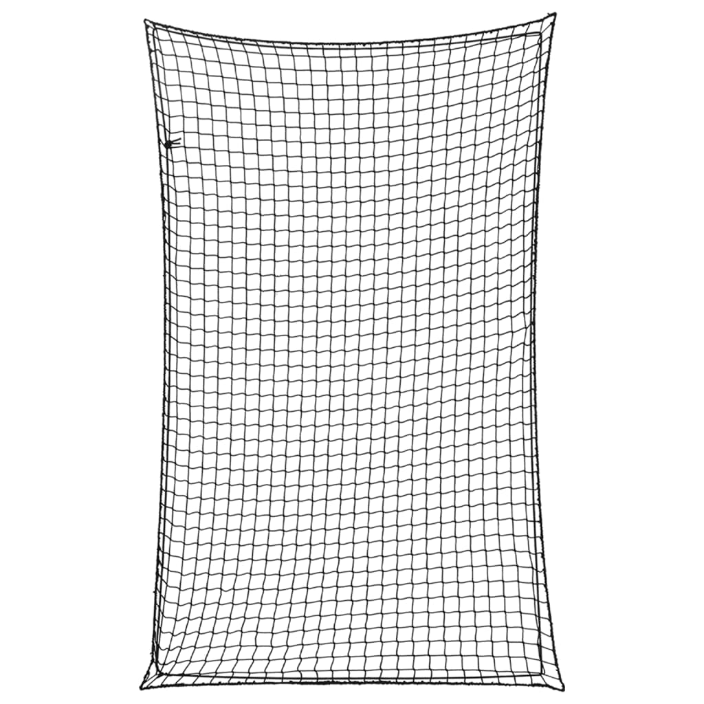 Trailer Net with Elastic Rope Black 4x2.5 m PP - All Things Good