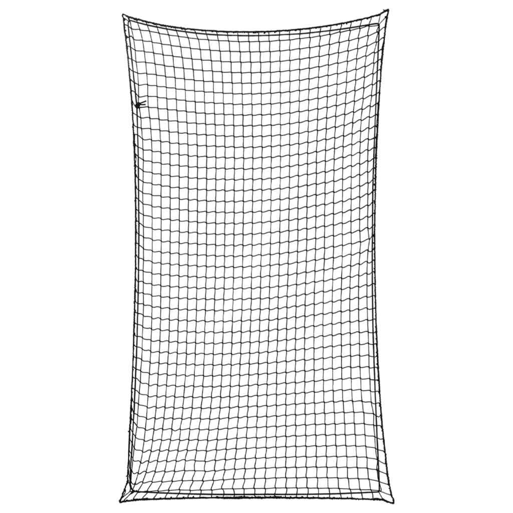 Trailer Net with Elastic Rope Black 4.5x2.5 m PP - All Things Good