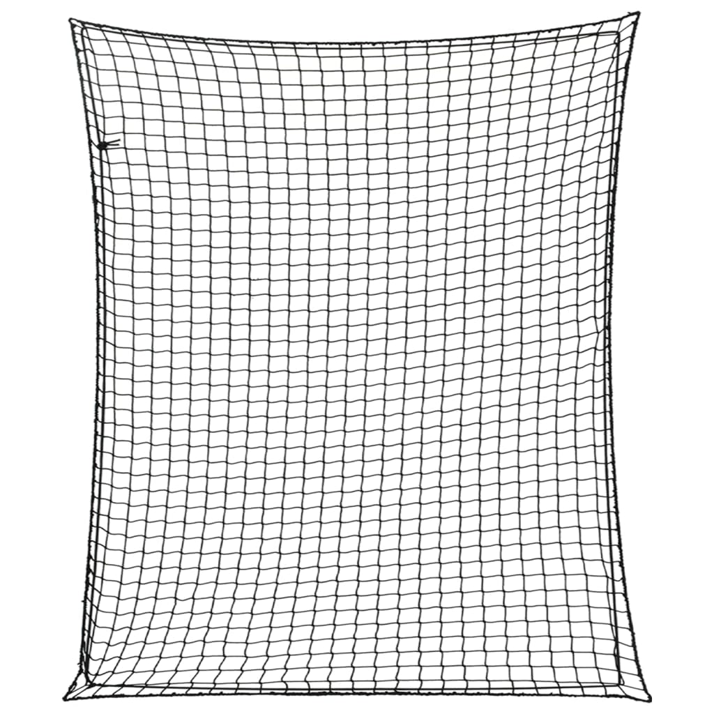 Trailer Net with Elastic Rope Black 3.5x3 m PP - All Things Good