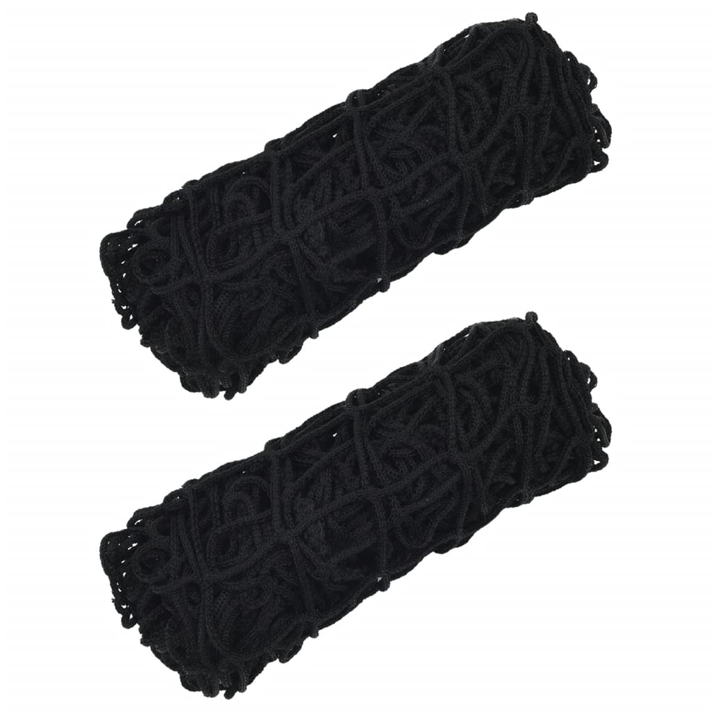 Hay Nets 2 pcs Rectangular Black 90x60 cm PP - Casper Homes