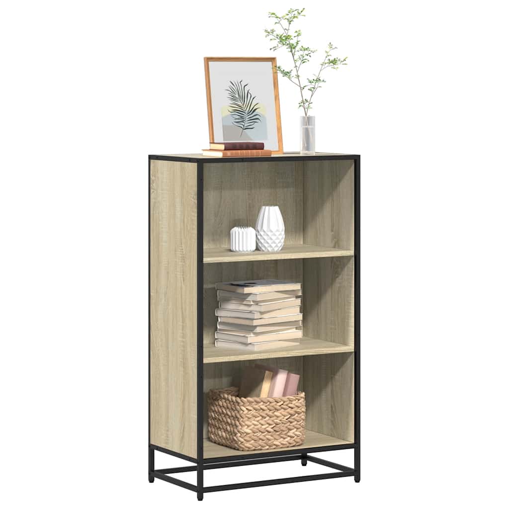 Book Cabinet Sonoma Oak 60x35x107.5 cm Engineered Wood - Brittle & Co