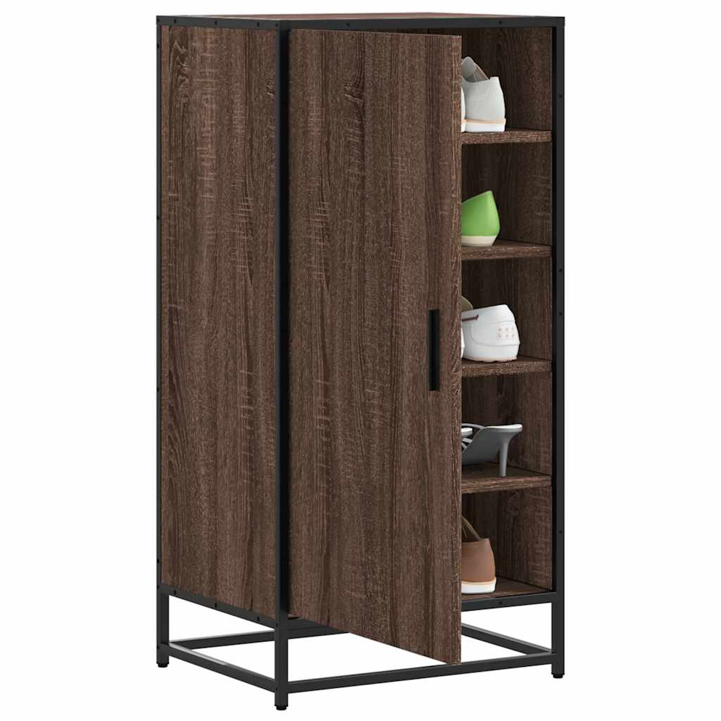 OUTLAW Tall Shoe Rack Brown Oak - Tyrell & Tyrell