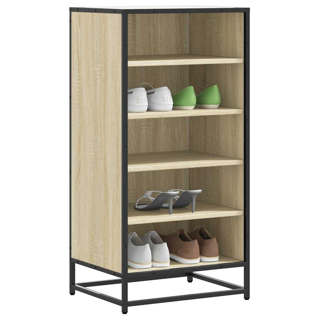 OUTLAW Tall Shoe Rack Sonoma Oak - R and M Furniture