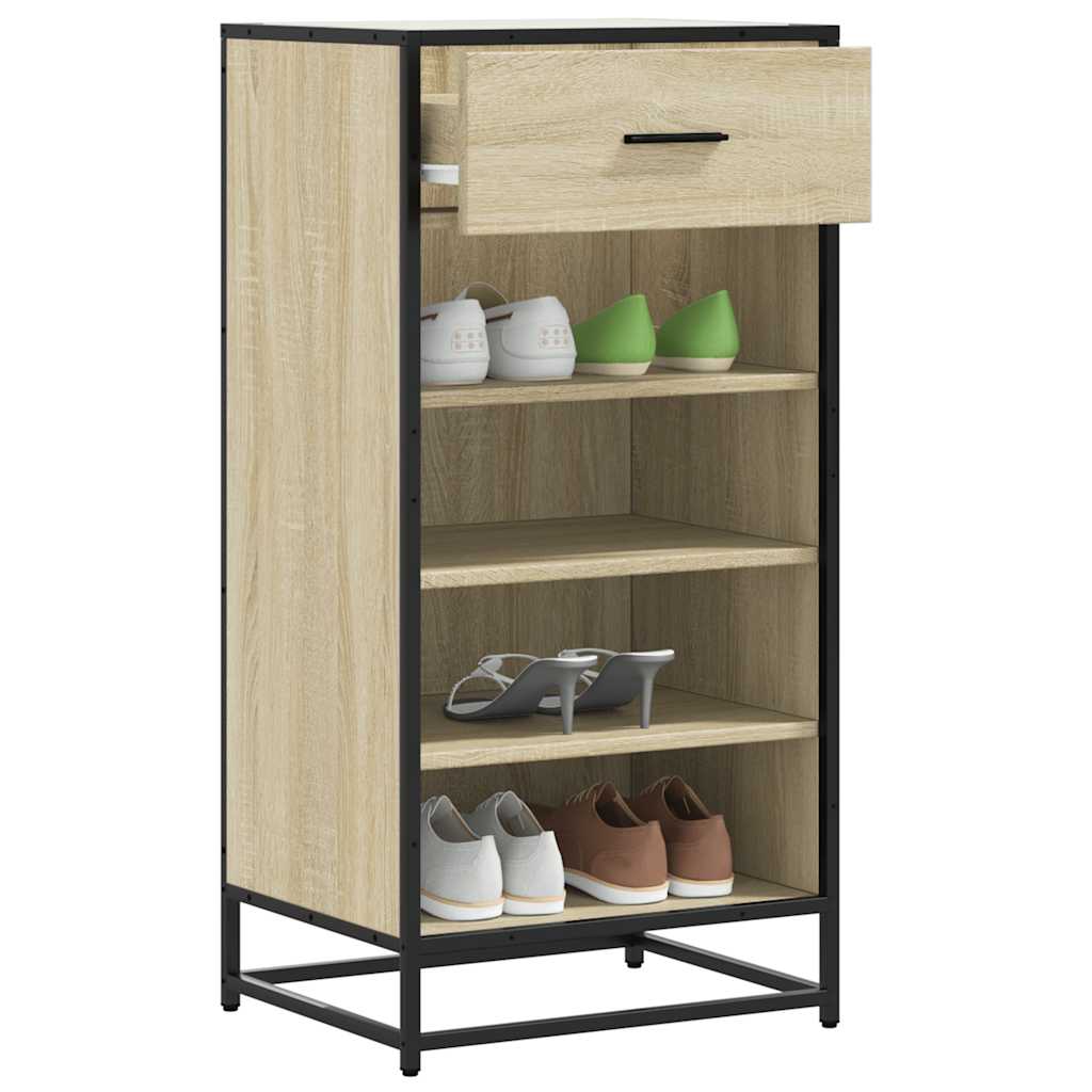 OUTLAW Tall Shoe Rack Sonoma Oak - Unbeatable Bargains