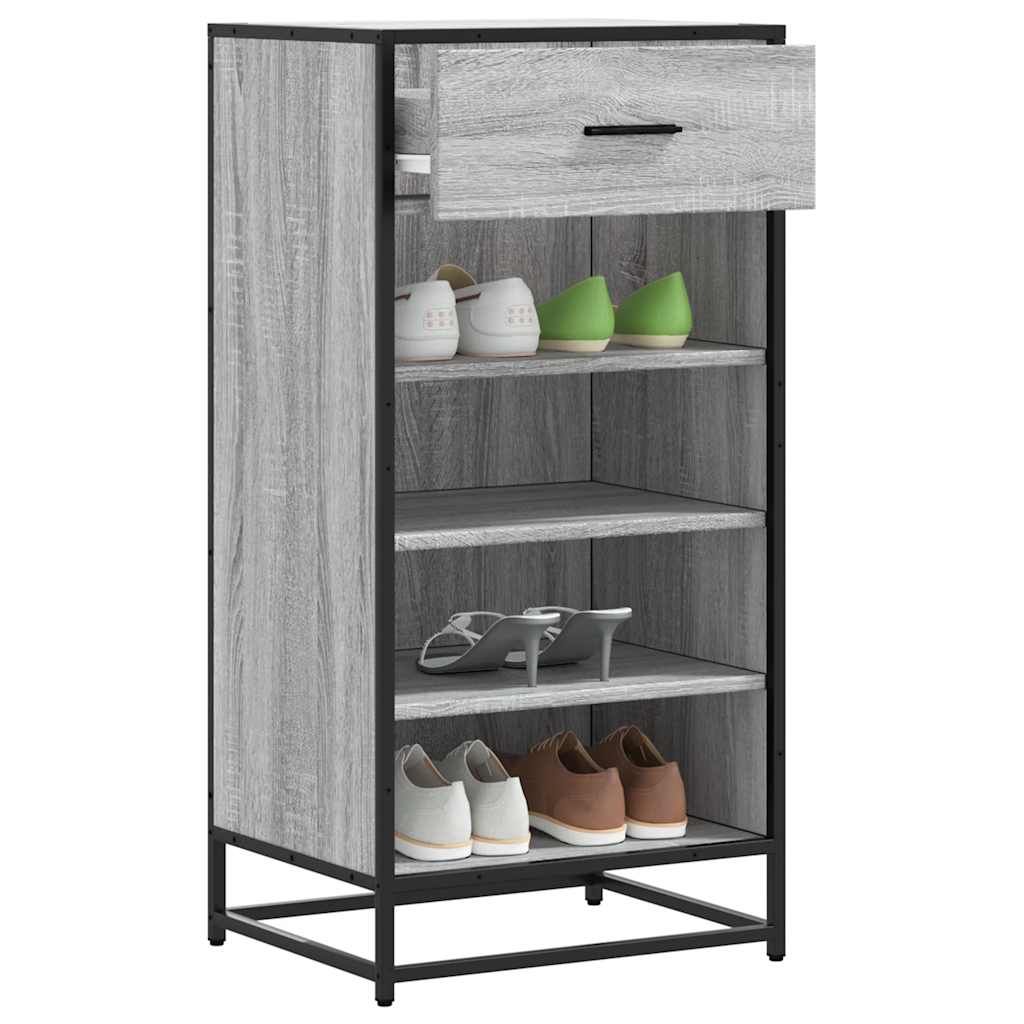 OUTLAW Tall Shoe Rack Grey Sonoma - Millennium Furniture
