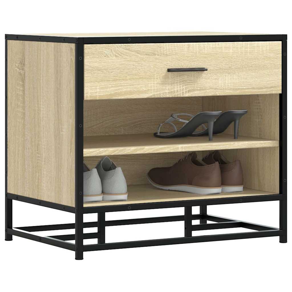 THUNDER Small Shoe Bench Sonoma Oak - Merkel Designers