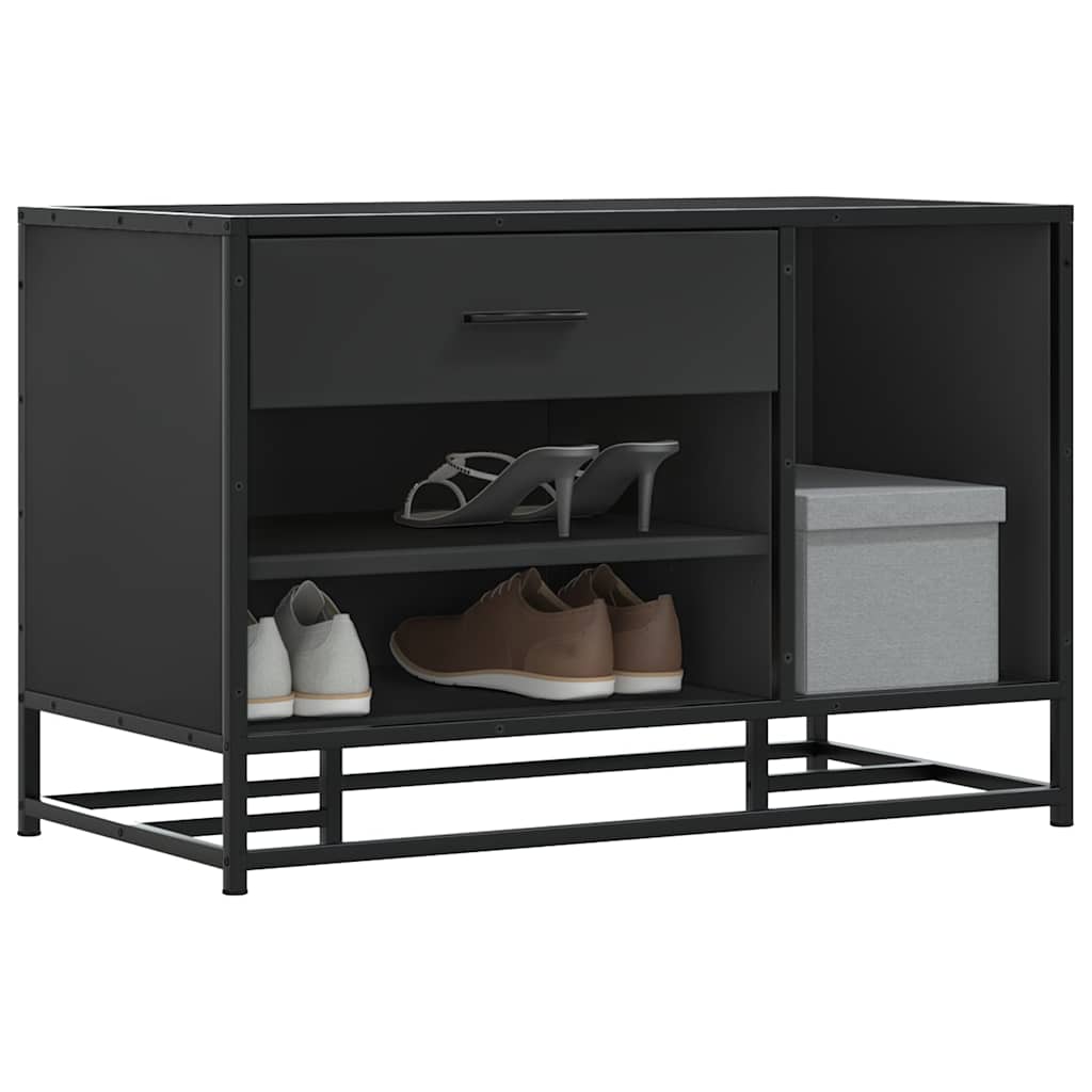 PALISADE Medium Shoe Bench Black - Sid & Sam