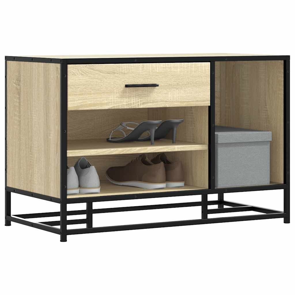 PALISADE Medium Shoe Bench Sonoma Oak - Casper Homes