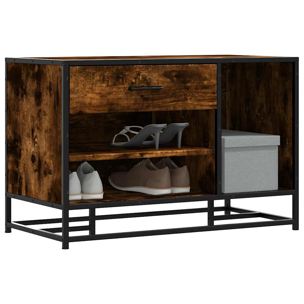 PALISADE Medium Shoe Bench Smoked Oak - Discount Dealers