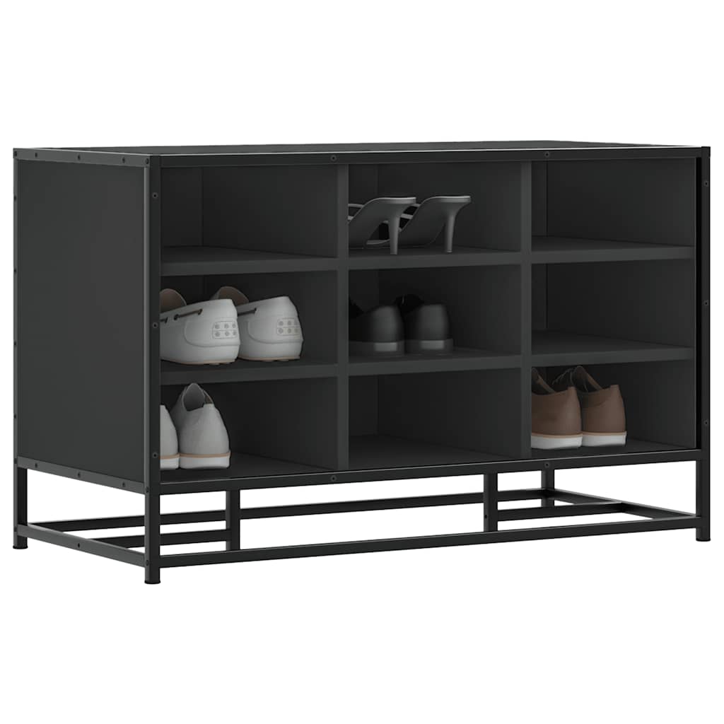 TUMANIA Medium Shoe Bench Black - Merlin Deals