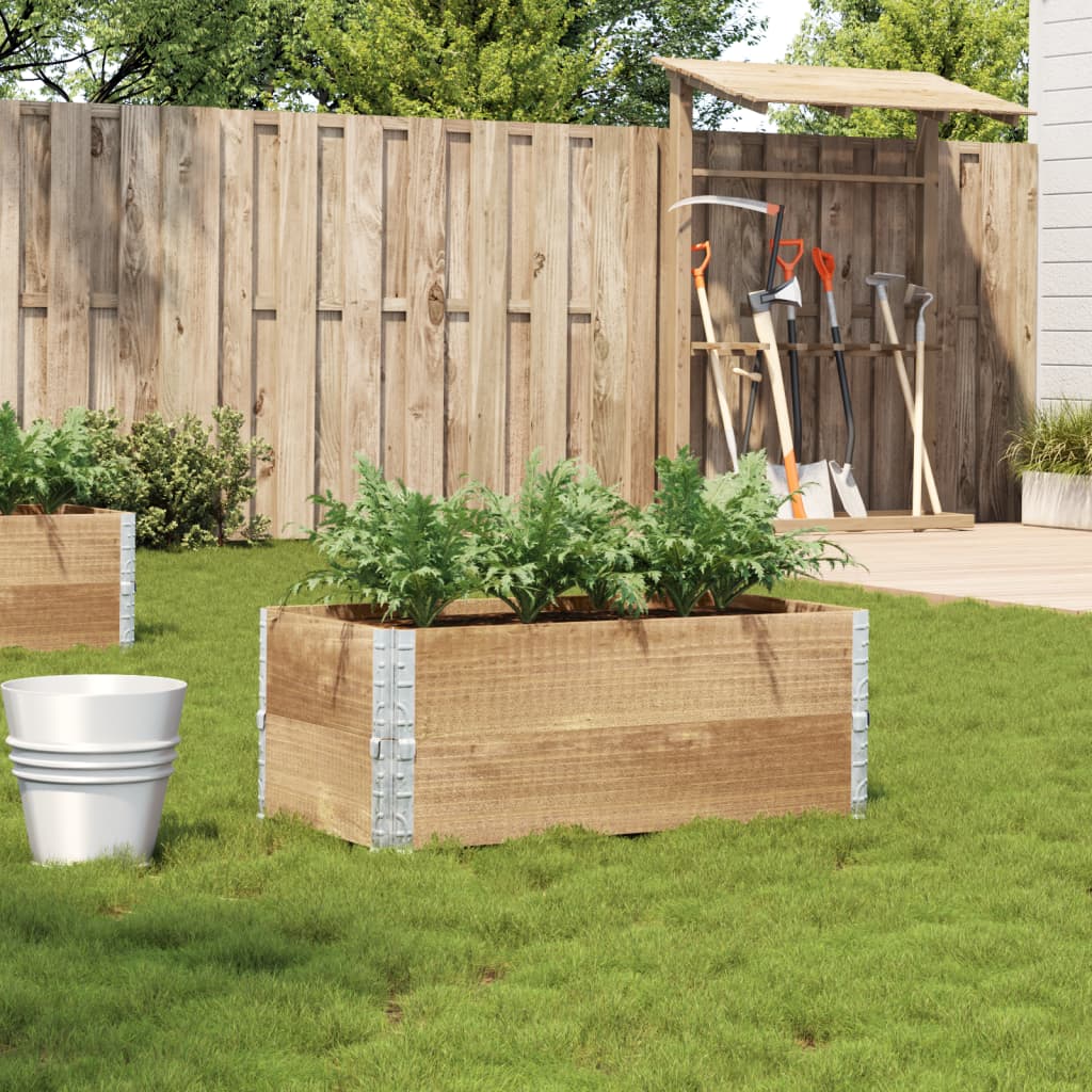 Garden Planter 100x50 cm Solid Wood Pine - Design Hut