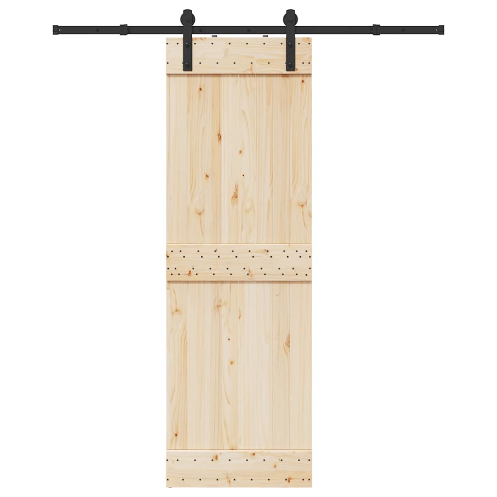 Sliding Door Hardware Kit 183 cm Steel Black - Merkel Designers